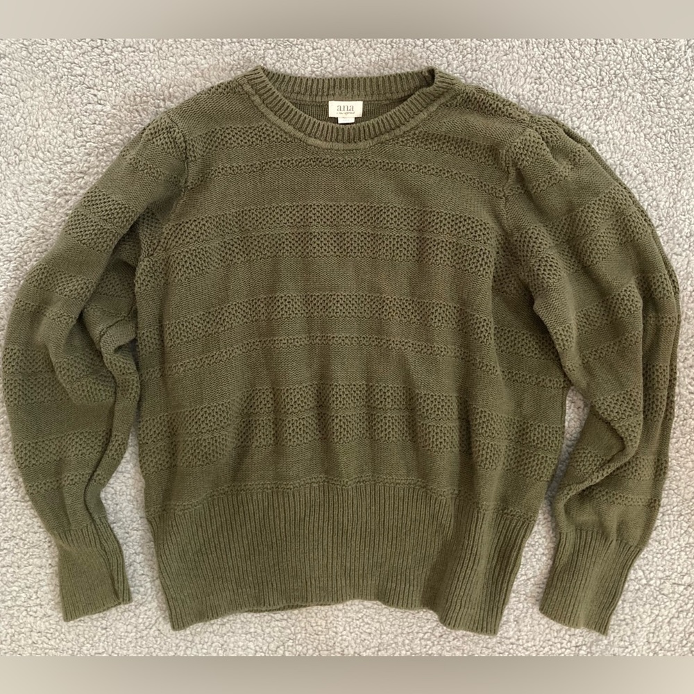 a.n.a | a new approach Brand Thick Olive Green Women’s Sweater Size XL